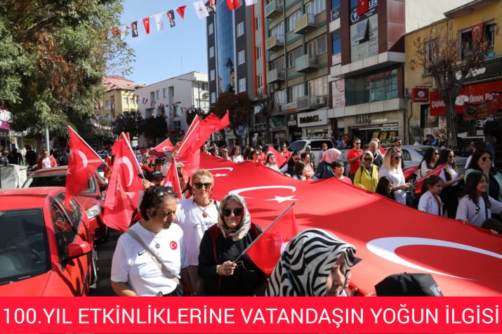 100. YIL ETKİNLİKLERİNE VATANDAŞIN YOĞUN İLGİSİ