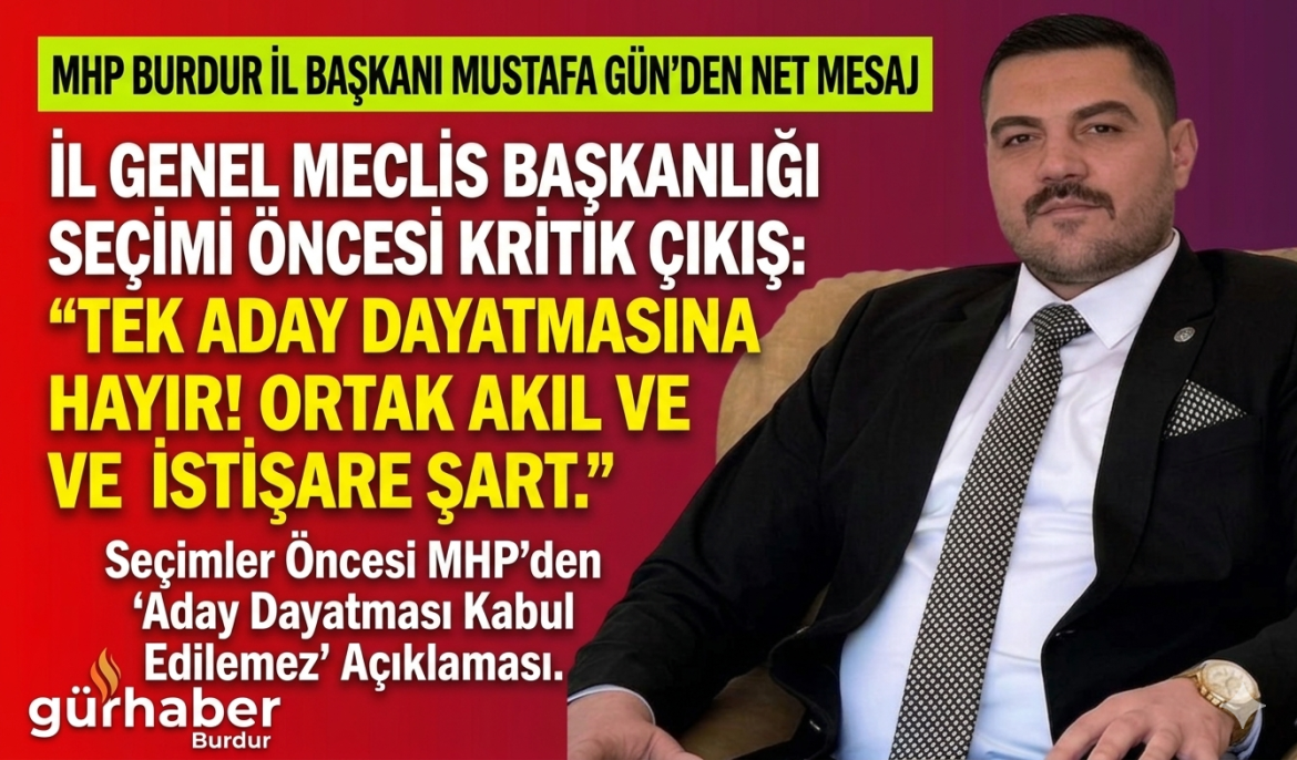 BURDUR CUMHUR İTTİFAKINDA MECLİS BAŞKANLIĞINDA KRİZ DEVAM EDİYOR