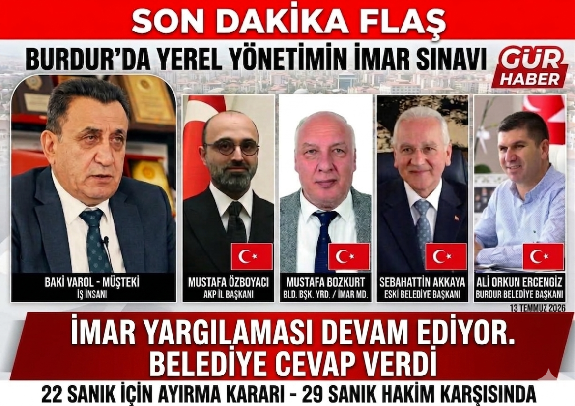 BELEDİYE İMAR DAVASINA KONU AÇIKLAMA YAPTI