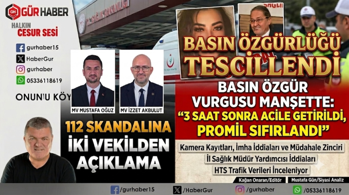 112 SKANDAL HABERİNE SAVCILIKTAN 
