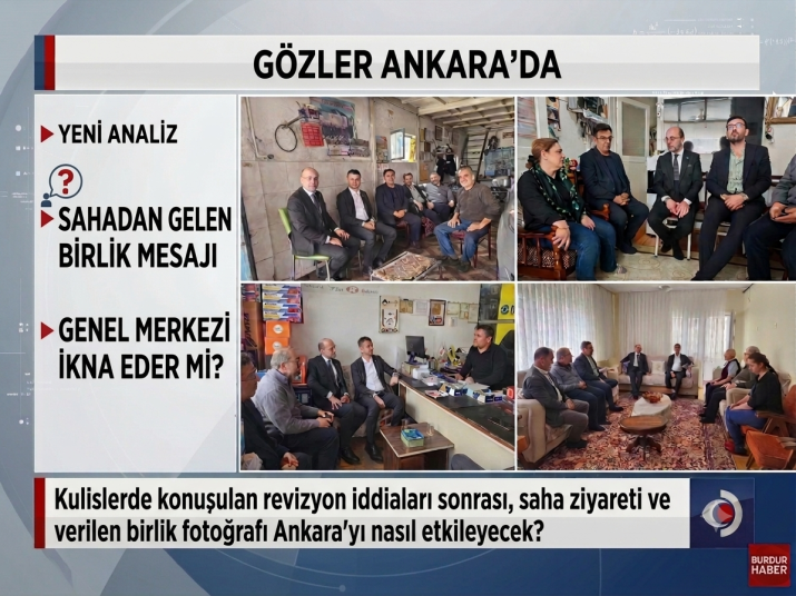 AKP'nin 50 İLDE YAPACAĞI REVİZYONA BİRLİK FOTOĞRAFI İLE CEVAP
