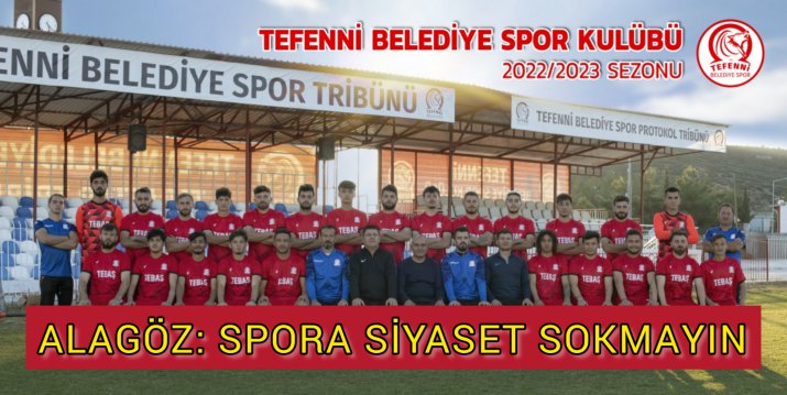 ALAGÖZ: SPORA SİYASET SOKMAYIN. CEHENNEMDE BİLE OYNARIZ