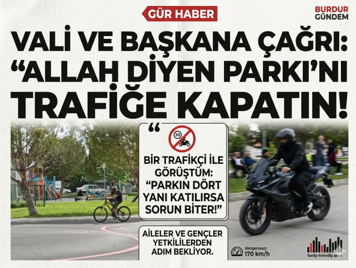 ALLAH DİYEN PARKINI TRAFİĞE KAPATIN