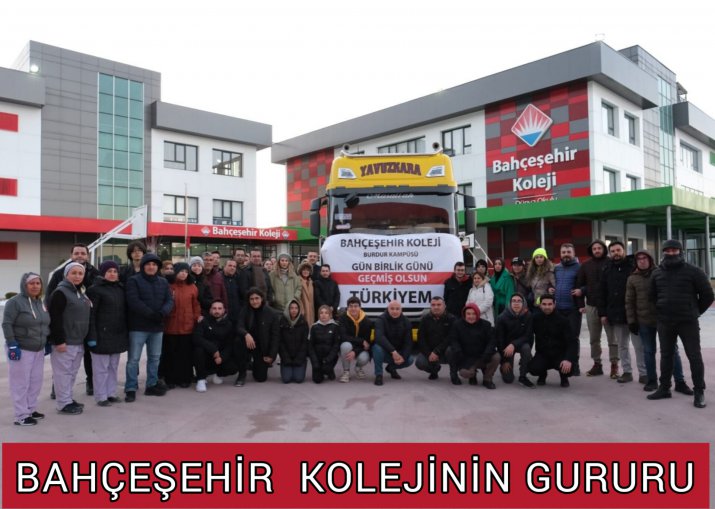 BAHÇEŞEHİR KOLEJİNİN YARDIM ELİ YOLA ÇIKTI 