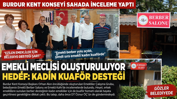 BELEDİYE 'YE EMEKLİ BAYANLARA KUAFÖR HİZMETİ PROJESİ