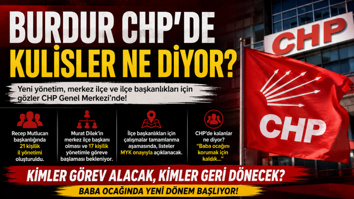 BURDUR CHP KULİSLERİ