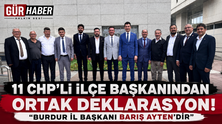 BURDUR CHP ÖRGÜTÜNDE DİRENİŞ