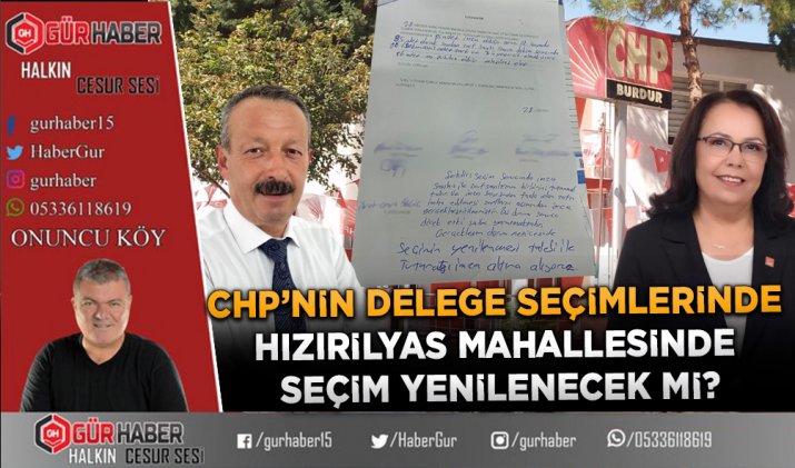 BURDUR CHP’DE DELEGE SEÇİMİNDE SANDIK KRİZİ: 85 OY KULLANILDI, 86 ZARF ÇIKTI