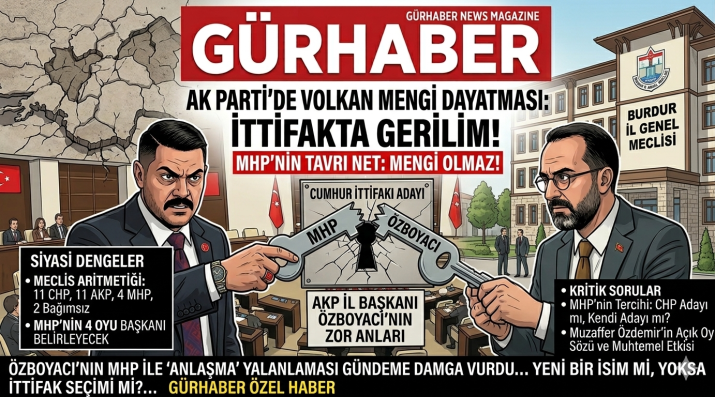 BURDUR CUMHUR İTTİFAKINDA MECLİS BAŞKANLIĞINDA KRİZ