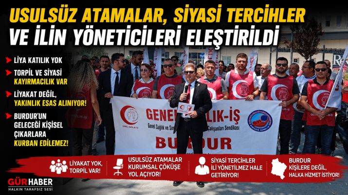 BURDUR SAĞLIKTA NELER OLUYOR: SİYASET , YÖNETİCİLER BU SESİ DUYSUN
