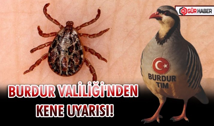 BURDUR VALİLİĞİ'NDEN KENE UYARISI!