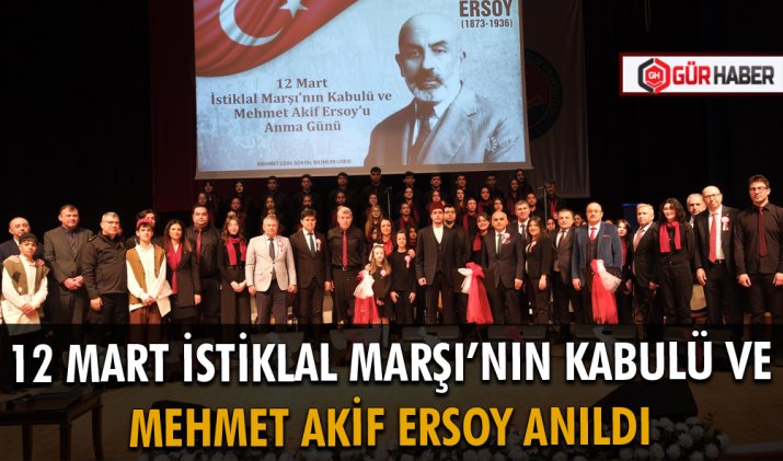 BURDUR’DA 12 MART İSTİKLAL MARŞI’NIN KABULÜ VE MEHMET AKİF ERSOY ANILDI
