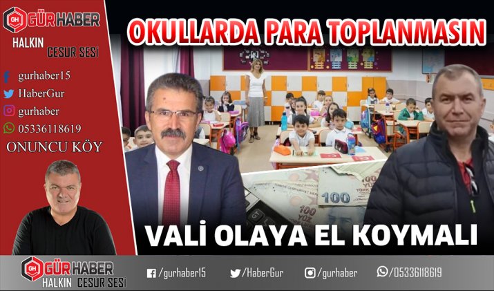 BURDUR’DA OKULLARIN İLK GÜNÜ: ÖDENEK YOK, YÜK VELİDE