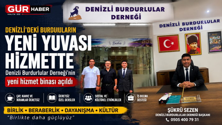 BURDURLULAR DENİZLİ'DE ÖRGÜTLENDİ