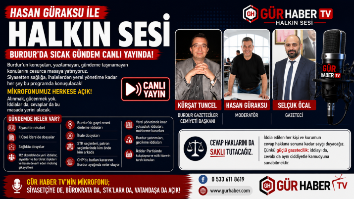CANLI YAYINLARIMIZ BAŞLIYOR.