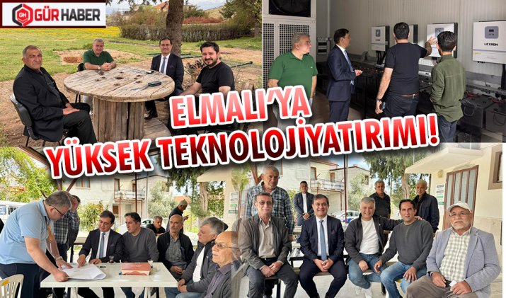 ELMALI’YA YÜKSEK TEKNOLOJİ YATIRIMI!