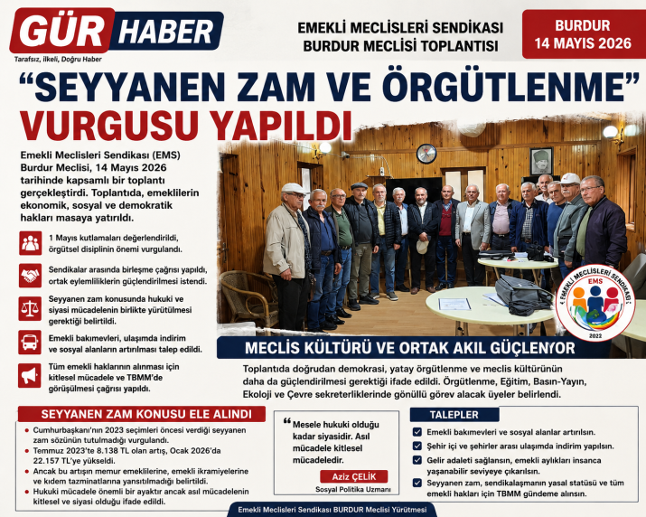 EMEKLİ MECLİSİ'NDE DİKKAT ÇEKEN KARARLAR