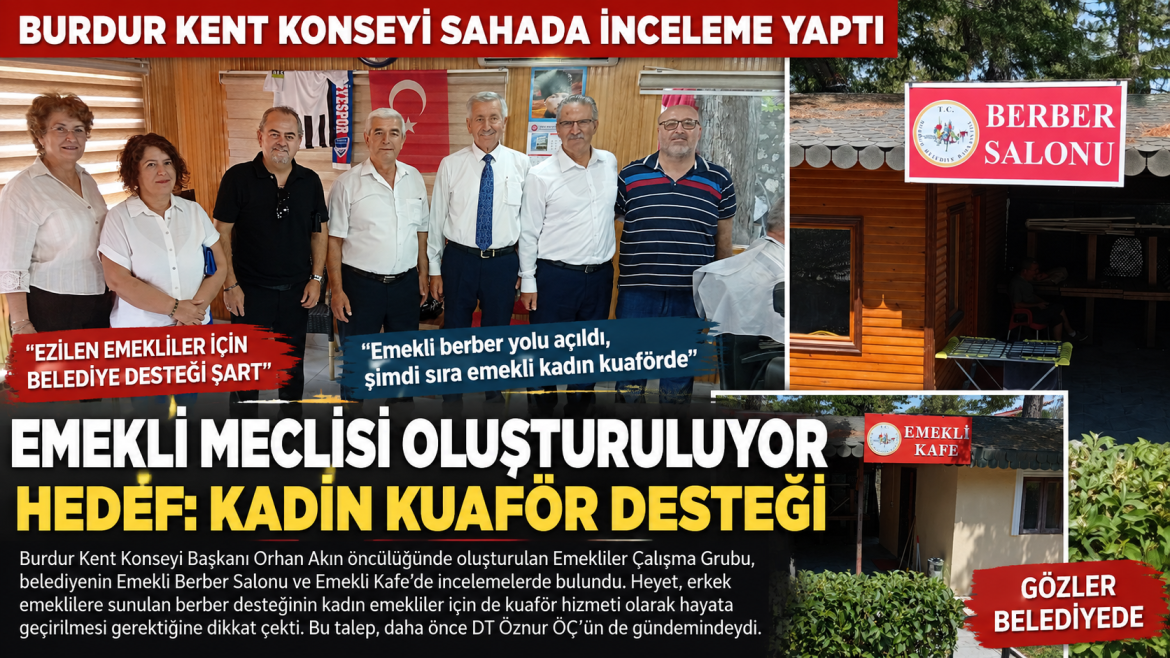 BELEDİYE 'YE EMEKLİ BAYANLARA KUAFÖR HİZMETİ PROJESİ