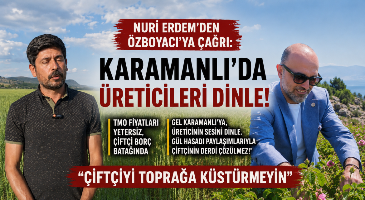 CHP'Lİ ERDEM'DEN TMO FİYATLARINA SERT TEPKİ