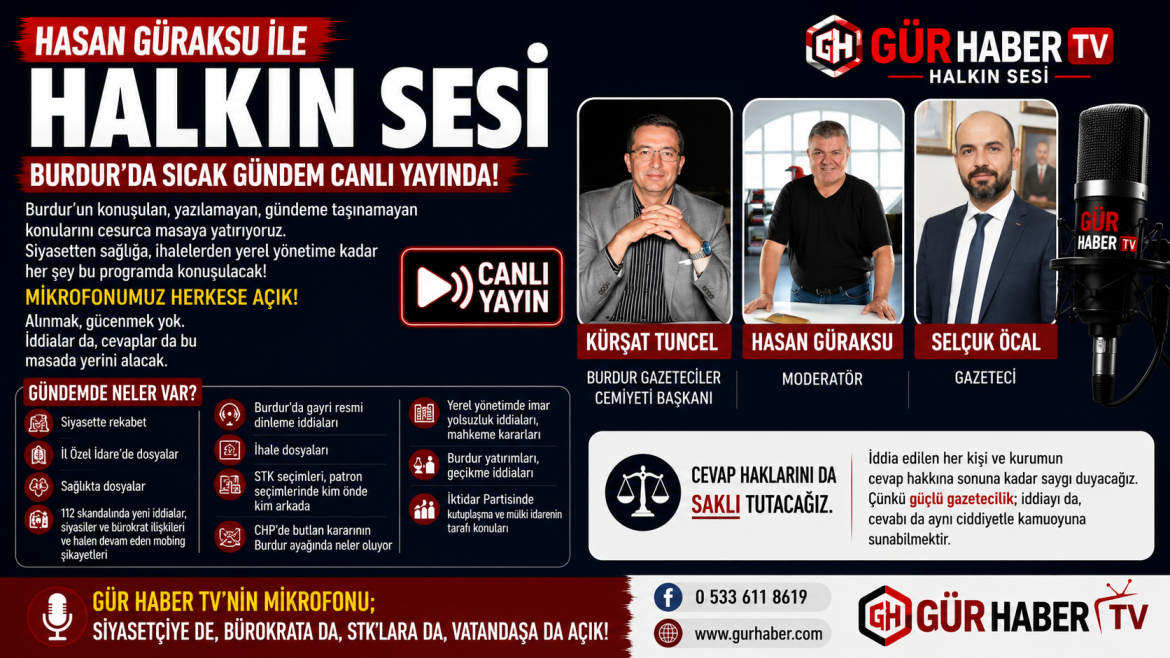 CANLI YAYINLARIMIZ BAŞLIYOR.