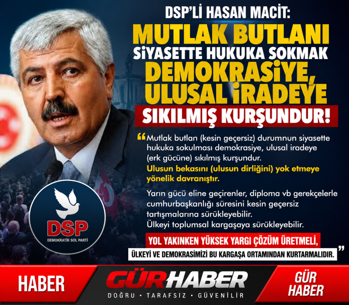 BUTLAN KARARI ULUSAL İRADEYE KURŞUN SIKMAKTIR