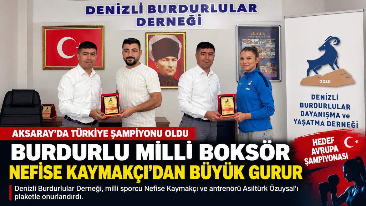 BURDURLU SPORCU TÜRKİYE ŞAMPİYONU OLDU