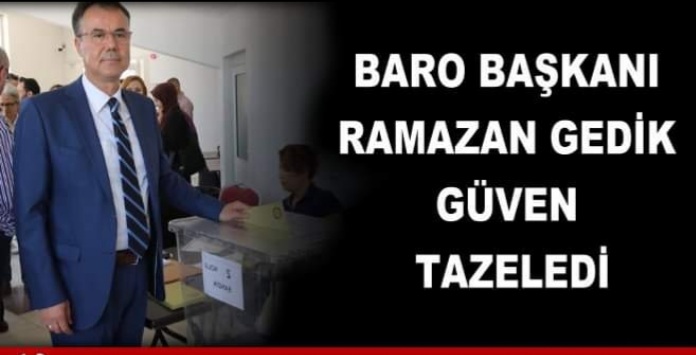 GEDİK YENİDEN BAŞKAN