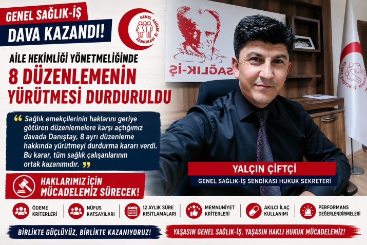 GENEL SAĞLIK İŞ İN HUKUK ZAFERİ