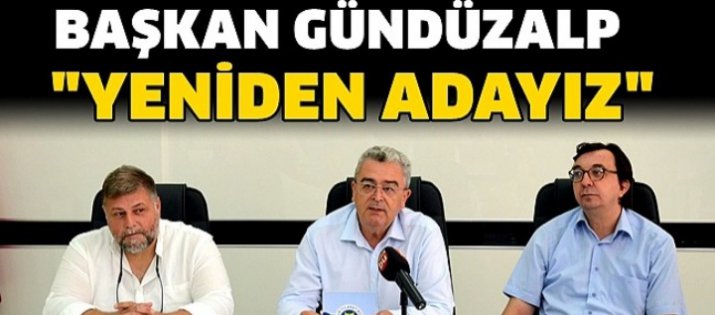 GÜNDÜZALP YENİDEN ADAY