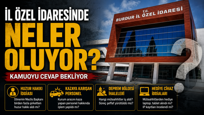 İL ÖZEL İDARE DE NELER OLUYOR?