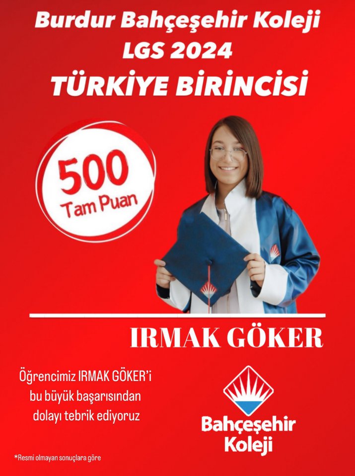 IRMAK LGS DE TAM PUAN ALDI