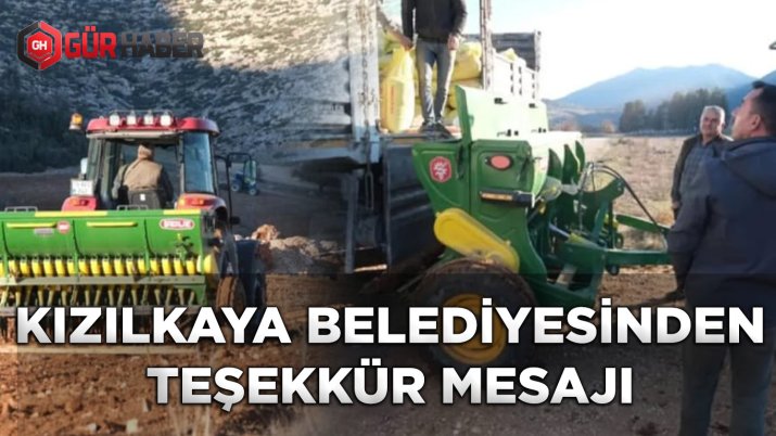 KIZILKAYA BELEDİYESİNDEN TEŞEKKÜR MESAJI