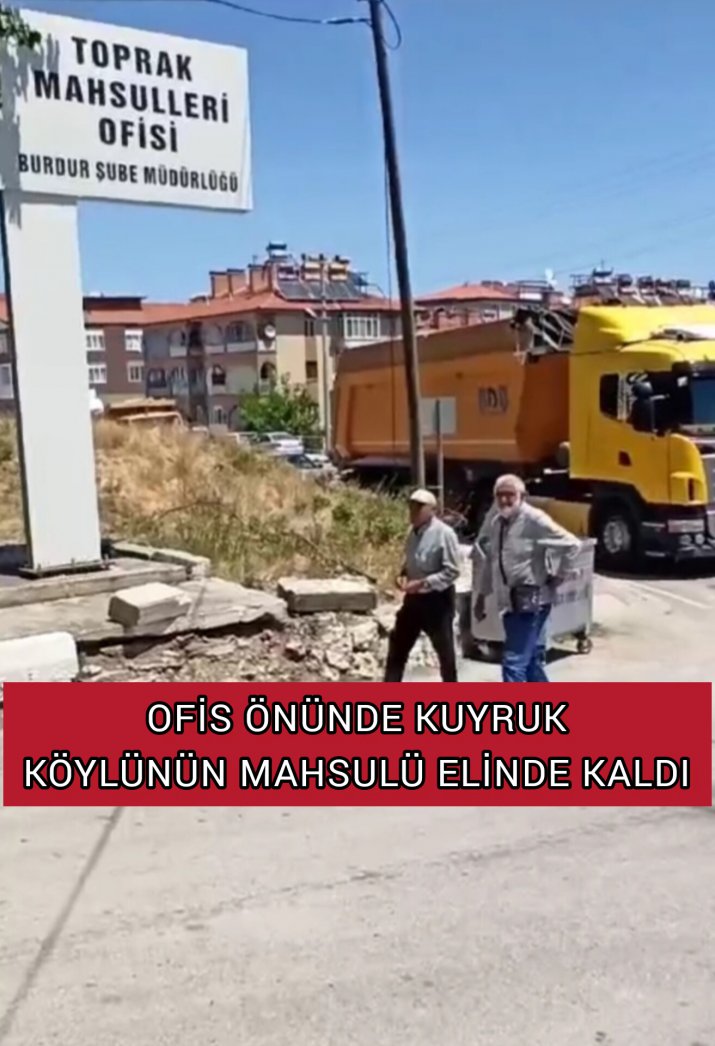 KÖYLÜNÜN MAHSULÜ ELİNDE KALDI