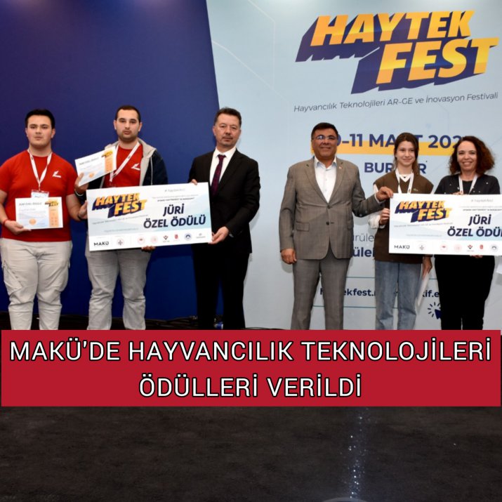 MAKÜ'DE ÖDÜL TÖRENİ