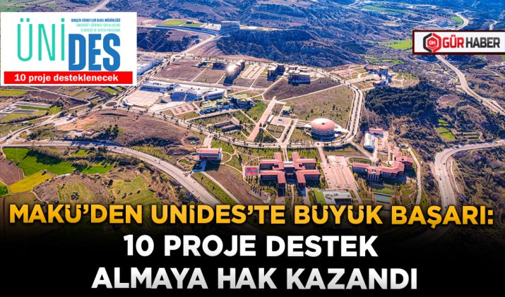 MAKÜ'DEN UNİDES'TE BÜYÜK BAŞARI: 10 PROJE DESTEK ALMAYA HAK KAZANDI