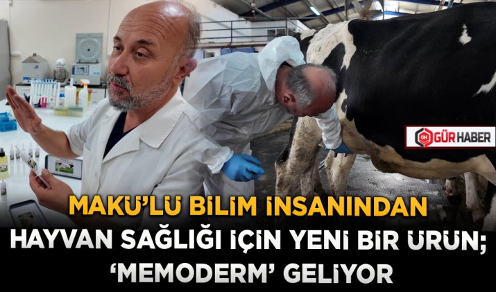 MAKÜ'LÜ BİLİM İNSANINDAN HAYVAN SAĞLIĞI İÇİN YENİ BİR ÜRÜN; 'MEMODERM' GELİYOR