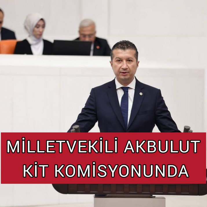 MİLLETVEKİLİ AKBULUT KİT KOMİSYONUNDA 