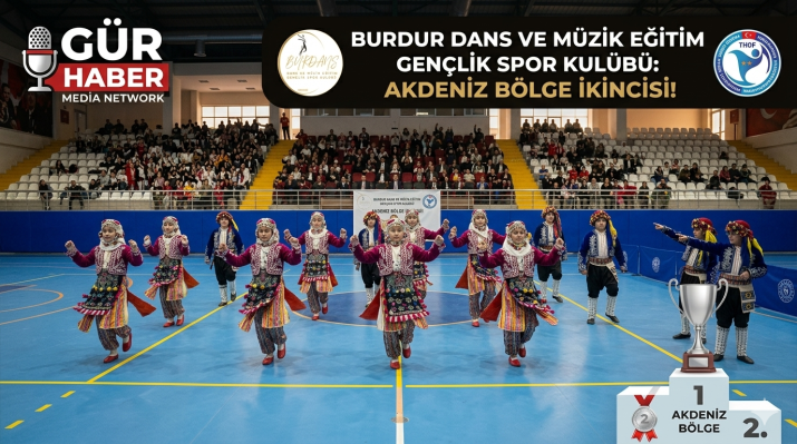 MİNİK FOLKLORCÜLER BÖLGEDE BURDUR'U ÖNE ÇIKARDI