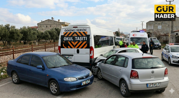 ÖĞRENCİ SERVİSİ KAZASI