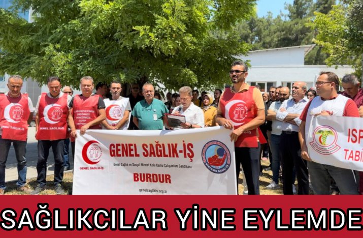 SAĞLIKCILAR YİNE İŞ BIRAKTI