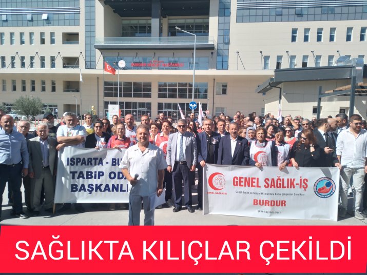SAĞLIKTA KILIÇLAR ÇEKİLDİ