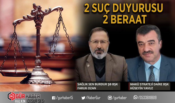 SENDİKA, BAŞHEKİM VE BAŞHEMŞİRE'YE YARGIDAN TOKAT