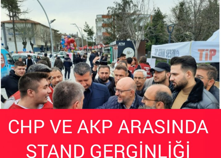 STAND GERGİNLİĞİ TATLIYA BAĞLANDI