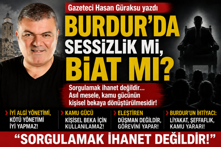 SUSTURULMAYA ÇALIŞILAN GAZETECİ, KANAAT İNSANI DEĞİL HALKIN KENDİSİDİR