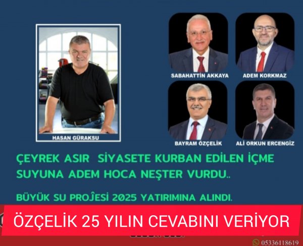 25 YILDIR NEDEN SU SORUNU ÇÖZÜLMEDİ 