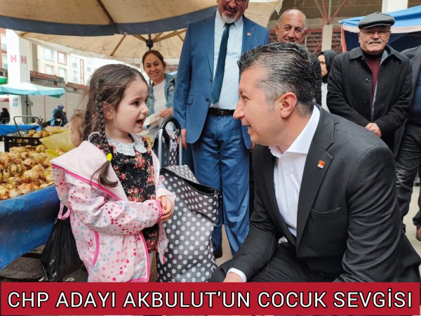 AKBULUT ' UN ÇOCUK SEVGİSİ OBJEKTİFE TAKILDI