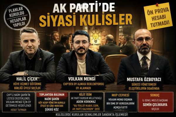 AKP İL BAŞKANI ÖZBOYACI YİNE STRATEJİK HATA YAPTI