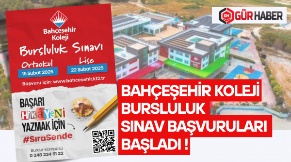 BAHÇEŞEHİR KOLEJİ BURSLULUK SINAV BAŞVURULARI BAŞLADI !
