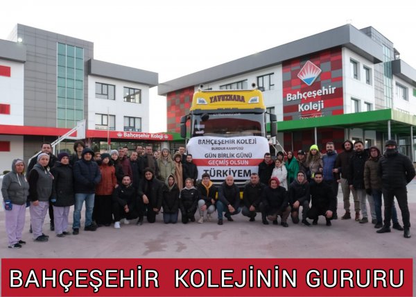 BAHÇEŞEHİR KOLEJİNİN YARDIM ELİ YOLA ÇIKTI 
