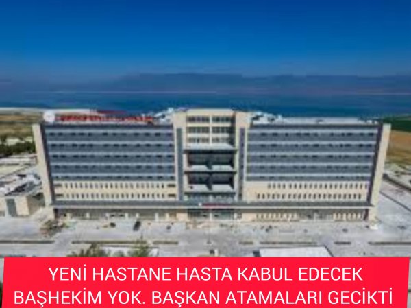 BAŞHEKİM VE BAŞKANLIKLAR VEKALETLE YÖNETİLİYOR